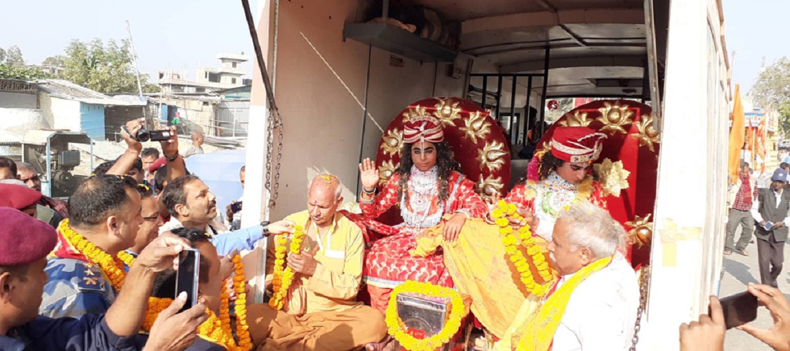 साधु सन्तसहितको जन्ती जनकपुरधाम आइपुग्यो