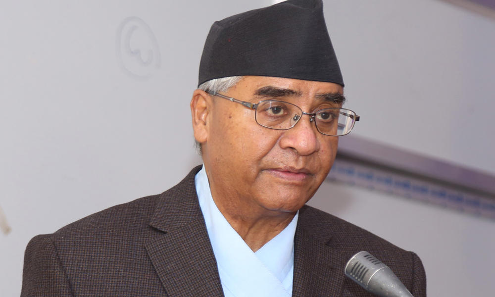 सन्धिखर्क बस दुर्घटना प्रति  कांग्रेस सभापति देउवाद्वारा दुःख व्यक्त