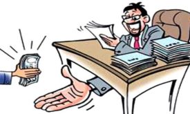 ढोका अगाडि सुशासनको शपथ, टेबलमुनिबाट घुसको बकस!
