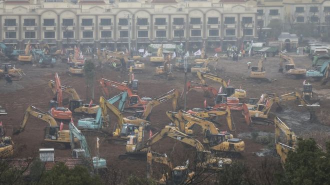 केबल ६ दिनमै १००० बेड क्षमताको अस्पताल निमार्ण हँदै