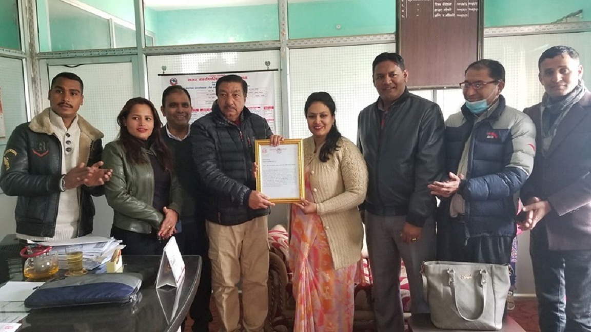 गोकर्णेश्वर नगरपालिकाको आध्यात्मिक सद्भावना दूतमा अर्याल मनोनित