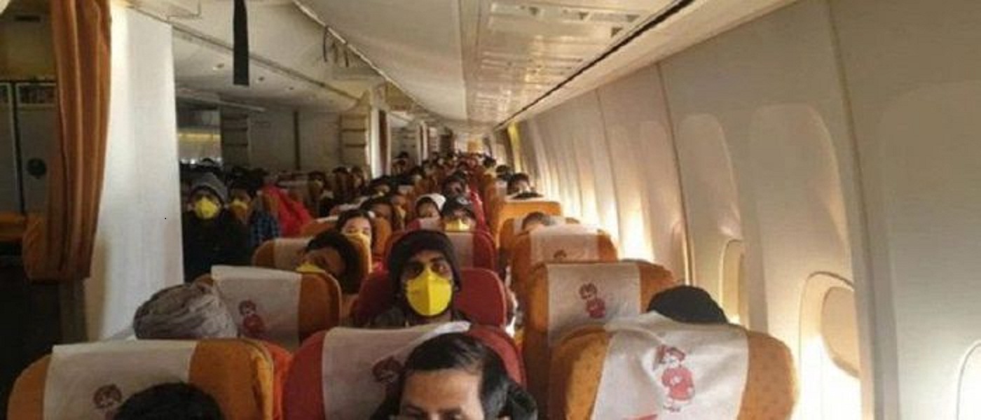 चीनबाट ३२३ जना भारतीय नागरीकको उद्धार