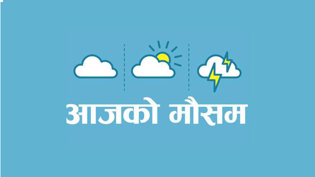 कतै बदली , कतै हल्का बर्षाको सम्भावना