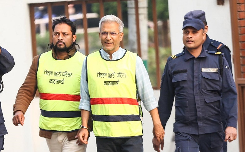 रवीन्द्र र धवललगायत ४१ जनालाई ६ दिन हिरासतमा अदालतको अनुमति