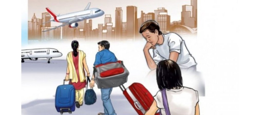 कोरोना स‌ंकटले खल्ती रित्तिएपछि दशैं नभनी विदेशिन थाले नेपाली