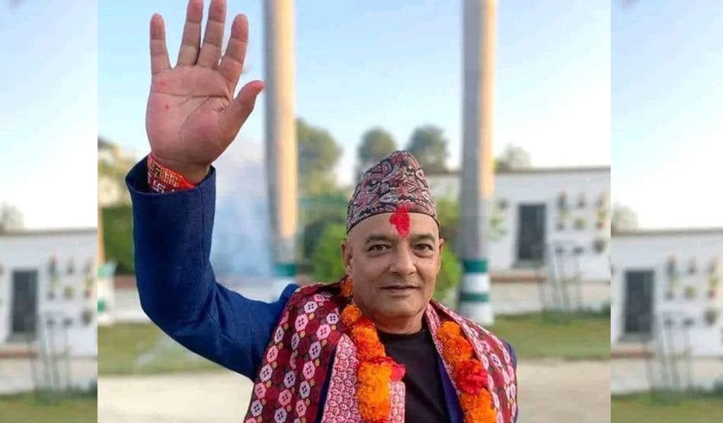 भारत जाँदै राप्रपा महामन्त्री धवल शम्शेर राणा