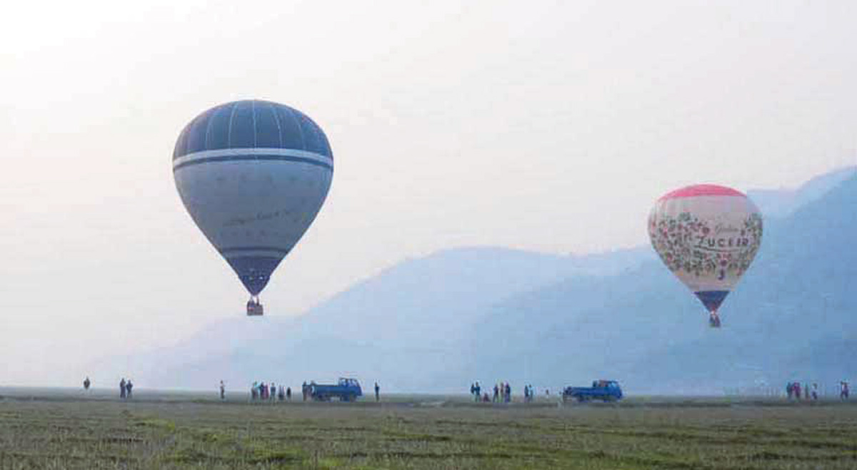पर्यटकीय नगरी पोखरामा आजबाट अन्तर्राष्ट्रिय बेलुन महोत्सव