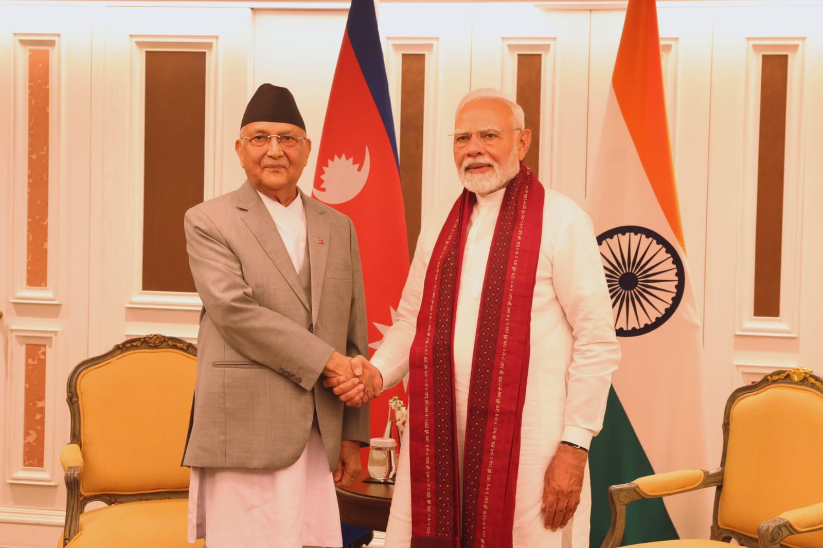 मोदीले भने- नेपालका प्रधानमन्त्रीसँगको भेट फलदायी