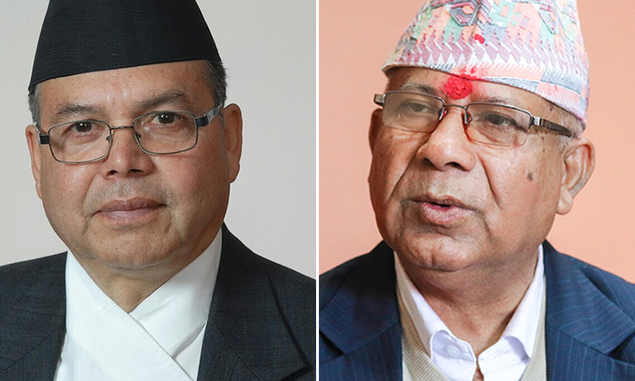 ओलीलाई भेट्‌नुअघि बानेश्वरमा खनाल–नेपालबीच छलफल