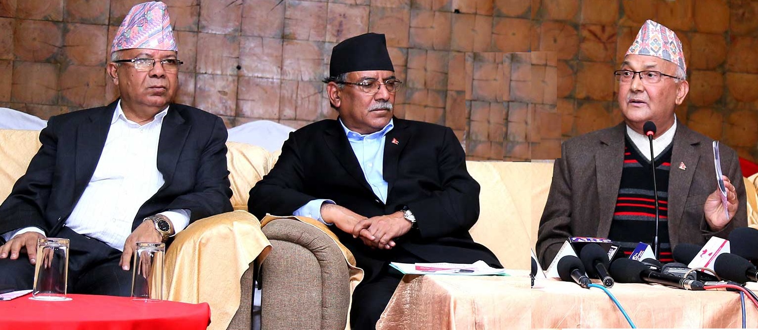 बालुवाटारमा त्रिपक्षीय छलफल सुरु, नेकपा विवाद समाधानको लागि यसरी हुँदैछ लिखित सहमति