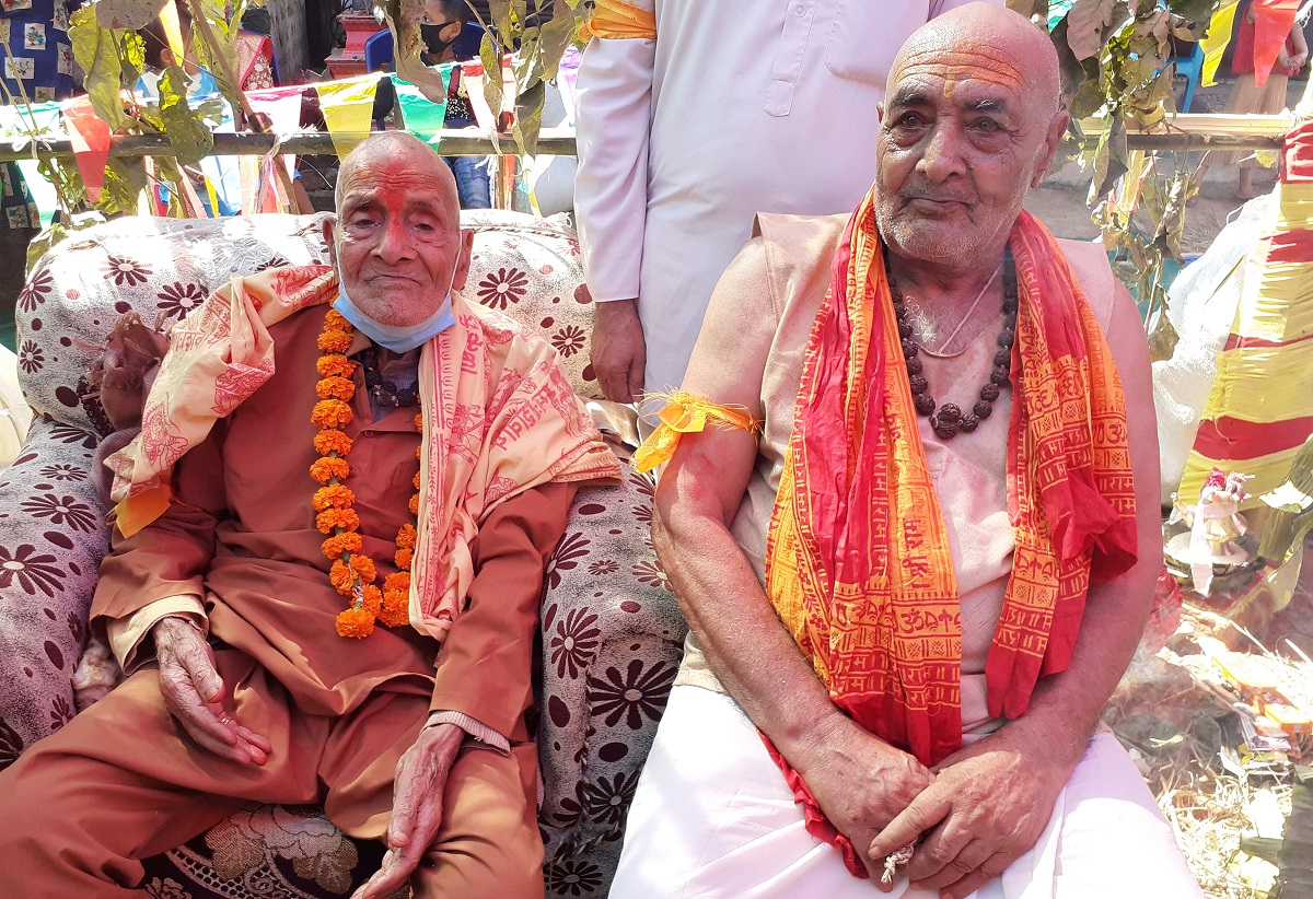 बाबुले गराइदिए आफ्नै छोराको चौरासी पूजा