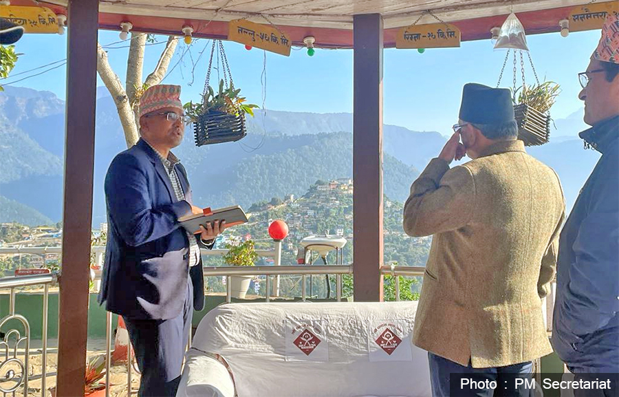 भूकम्प प्रभावितहरुको अवस्था बुझ्न जाजरकोट पुगे प्रधानमन्त्री प्रचण्ड