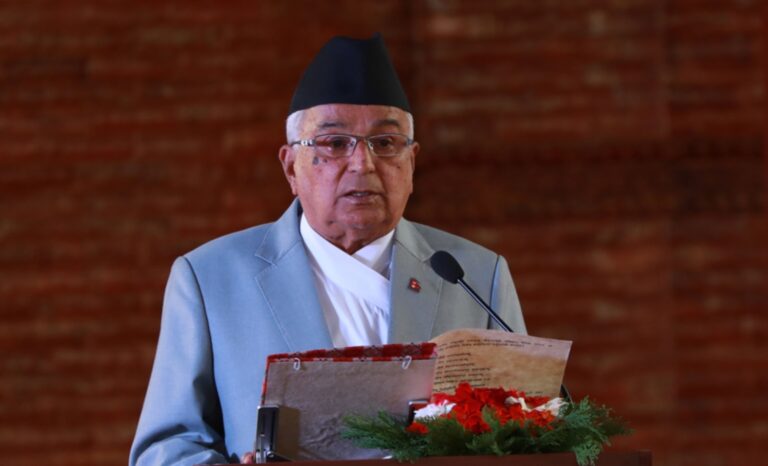 प्रकृति र संस्कृतिको संरक्षण गर्दै सभ्य र सु-संस्कृत समाज निर्माण गरौं: राष्ट्रपति पौडेल