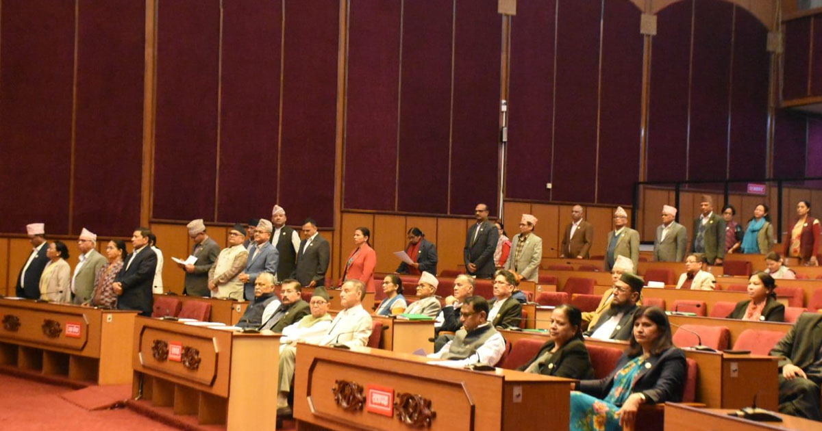 राष्ट्रियसभामा पनि विपक्षीले मागे कुलमानबारे प्रधानमन्त्रीको जवाफ, बैठक स्थगित