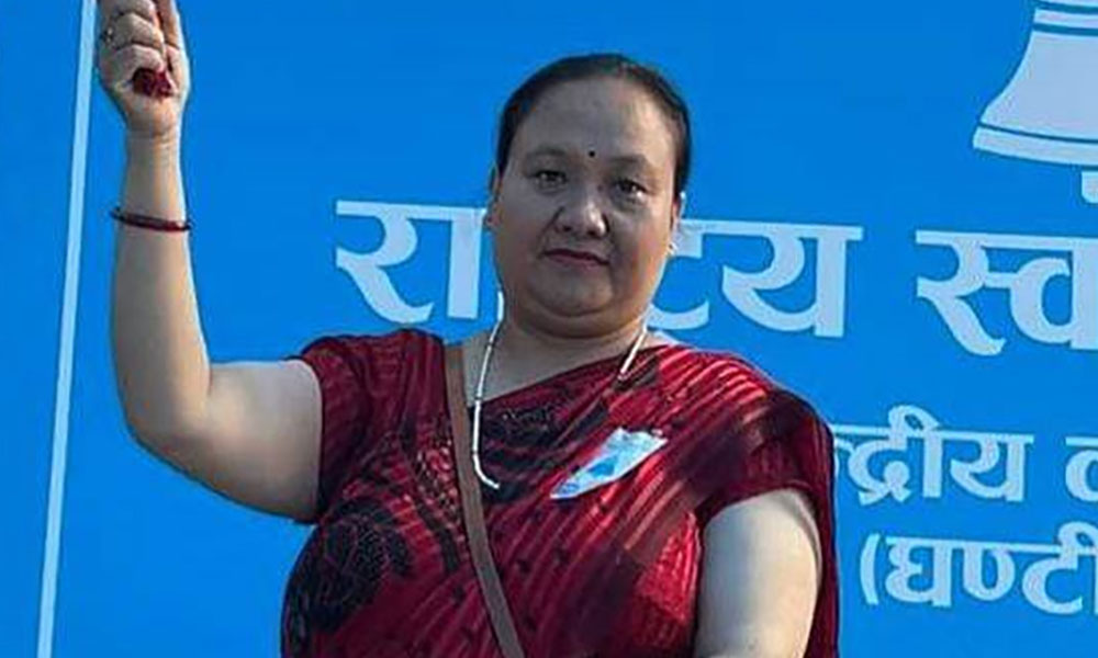 काठमाडौं-१६ को वडाध्यक्षमा रास्वपाकी रोजिना श्रेष्ठ विजयी