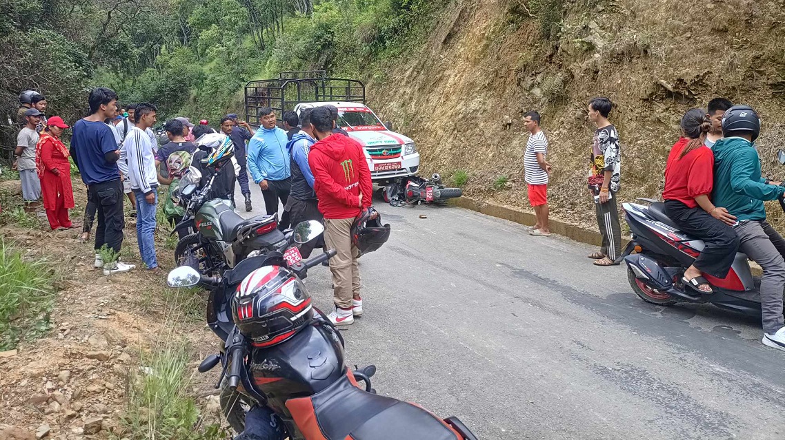 नागार्जुनमा जिपले ठक्कर दिंदा मोटरसाइकल चालकको मृत्यु