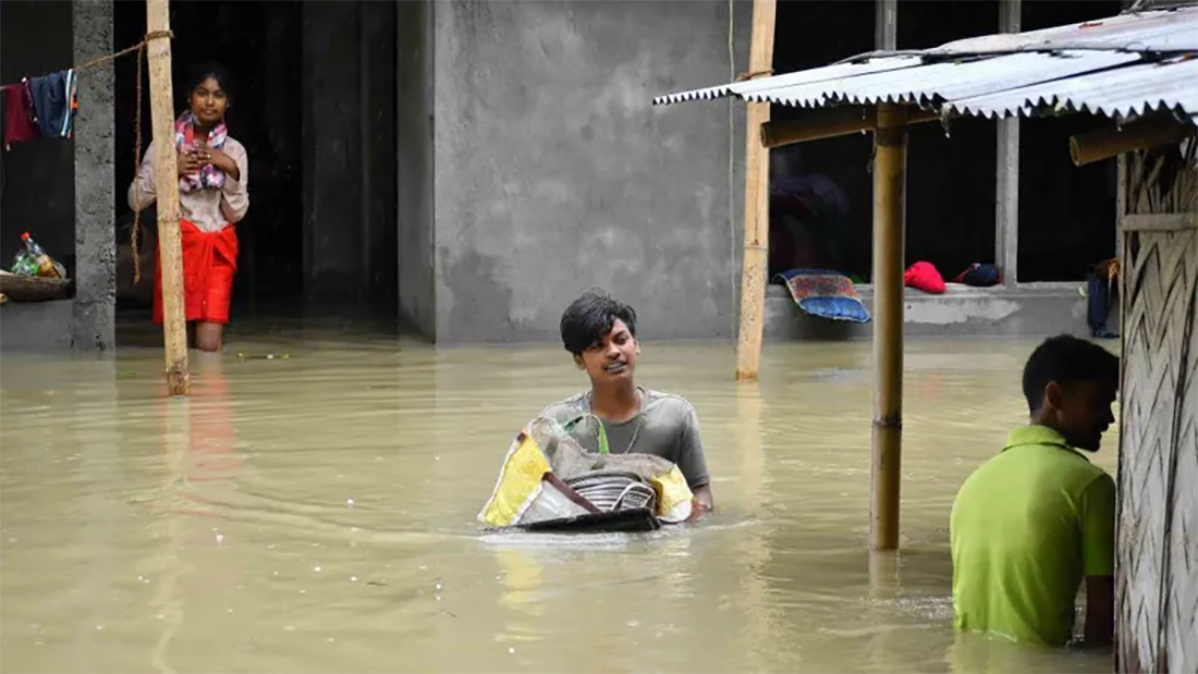 बाढीका कारण करिब  ३४ जनाको मृत्यु, ६ लाख प्रभावित