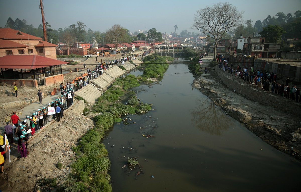 पचास वर्षपछि पुरानै धारमा फर्कियो वाग्मती
