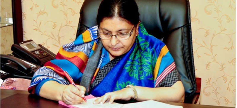 बाढीपहिरो पीडितको उद्धार र राहतमा जुट्न राष्ट्रपतिको अपिल