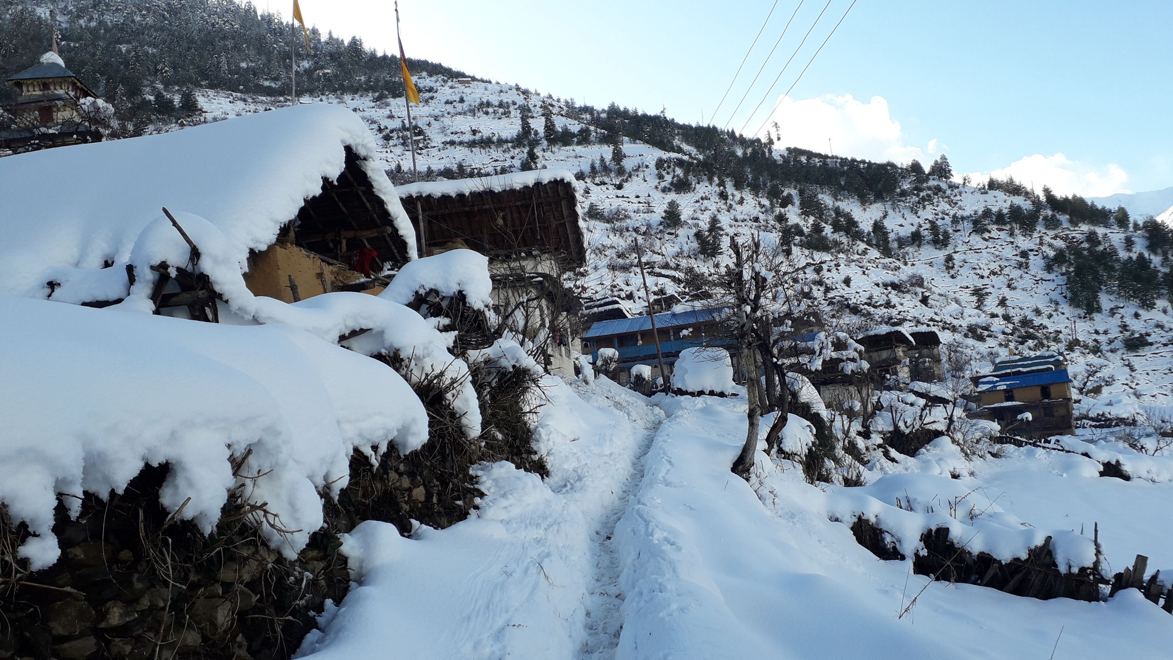 हिमपात र वर्षासँगै चिसो बढ्यो, सतर्क रहन आग्रह