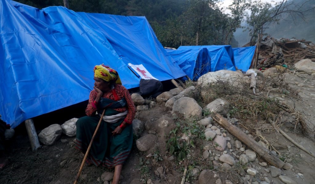 पालमा बित्दैछ भूकम्पपीडितको तिहार