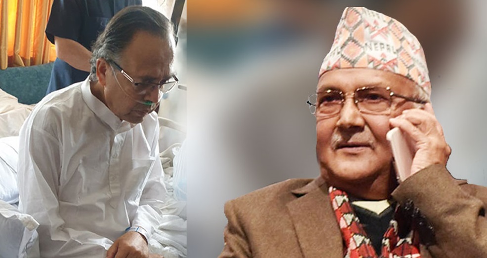 दिल्ली जानुअघि ओलीलाई झलनाथको आग्रह- बिन्ति छ, हिजोका सबै कुरा बिर्सेर पार्टी मिलाउनुस्