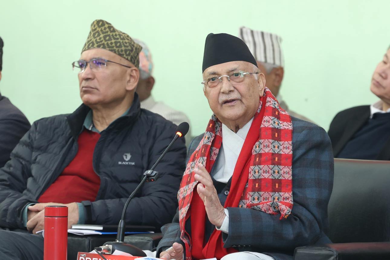 एमालेमा विमतिबारे ओलीले भने : पार्टीभित्र विमति जनाउने तर सही बाटो पहिल्याउन नसक्ने प्रवृत्ति देखियो