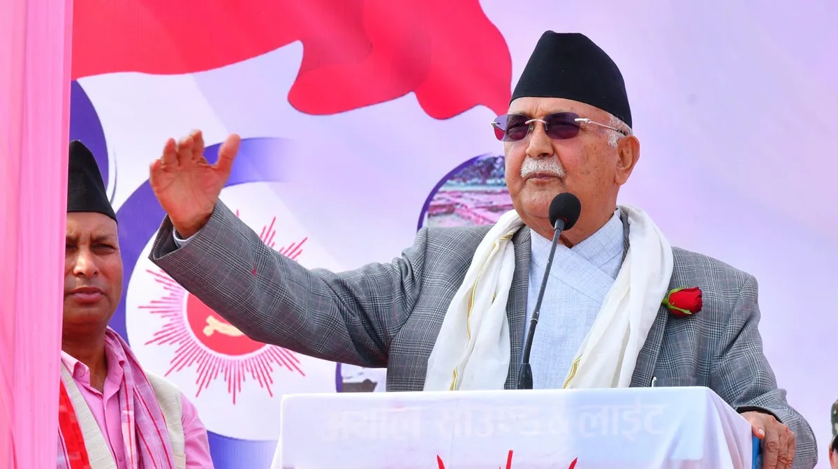 सरकारमा नहुँदा कांग्रेस पानीबाट निकालेको माछाजस्तो भट्याकभट्याक गर्छः ओली