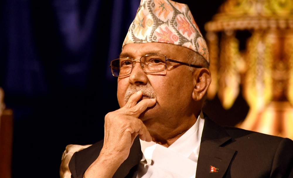 संकटमा भासिएपछि गुहार माग्दै ओली