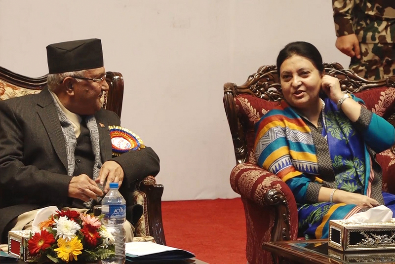 प्रधानमन्त्री ओली एकाएक शीतलनिवास पुगे