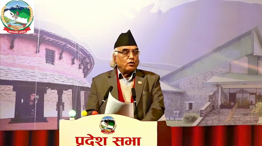 गण्डकीका मुख्यमन्त्री पोखरेलले मागे विश्वासको मत