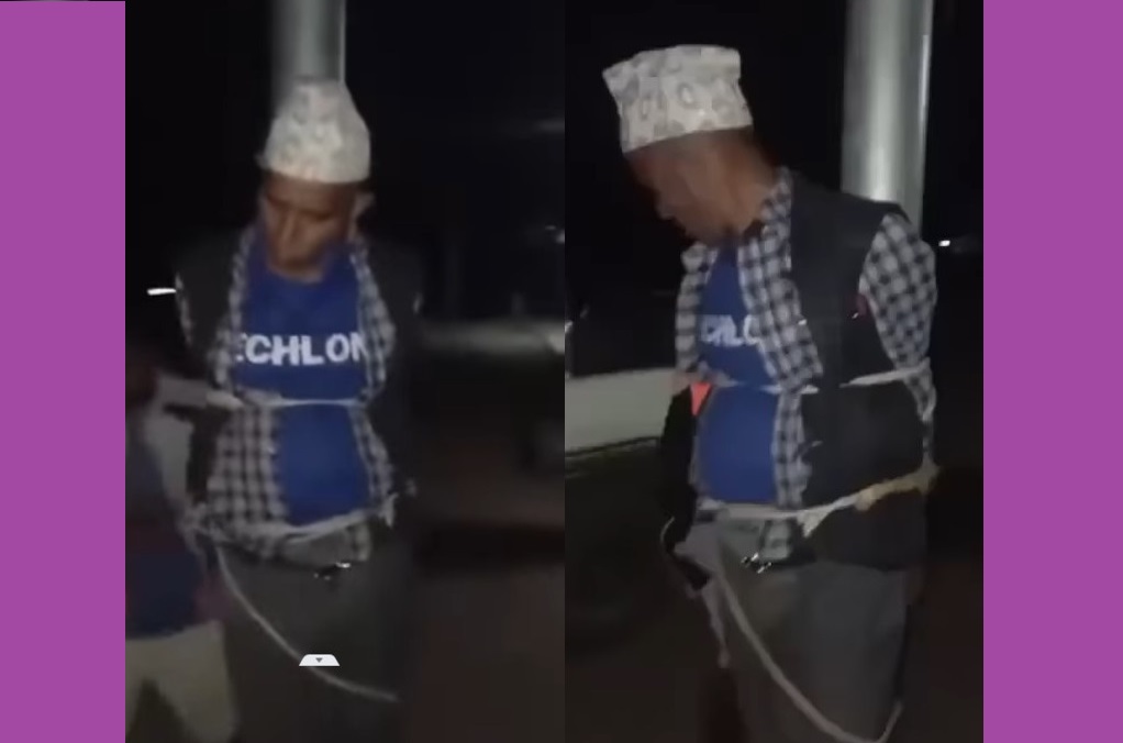वडाध्यक्षलाई विद्युत पोलमा बाँधेर कुटपिट