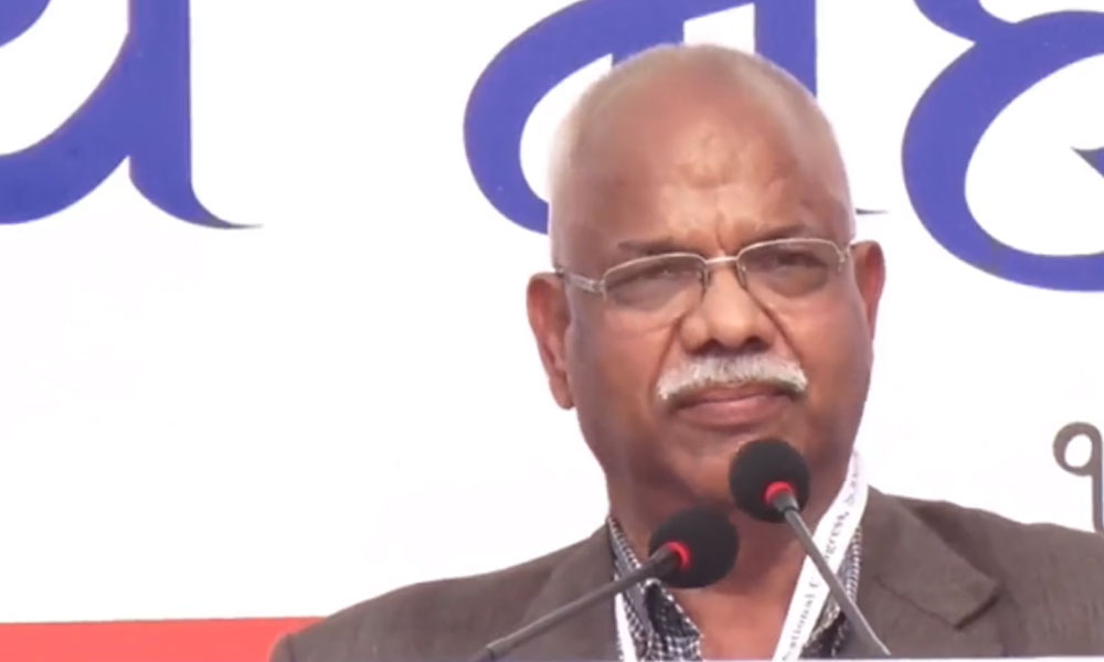 एमालेकाे महाधिवेशन उद्घाटनमा लिलामणि पोखरेलले भने, 'यक्लो यात्राले कही पुगिँदैन'