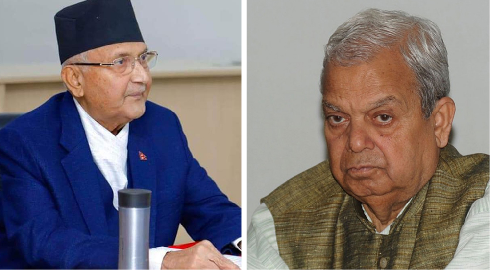 प्रधानमन्त्री ओली र महन्थबीच छलफल हुँदै, आजै सपथ हुन सक्ने सम्भावना