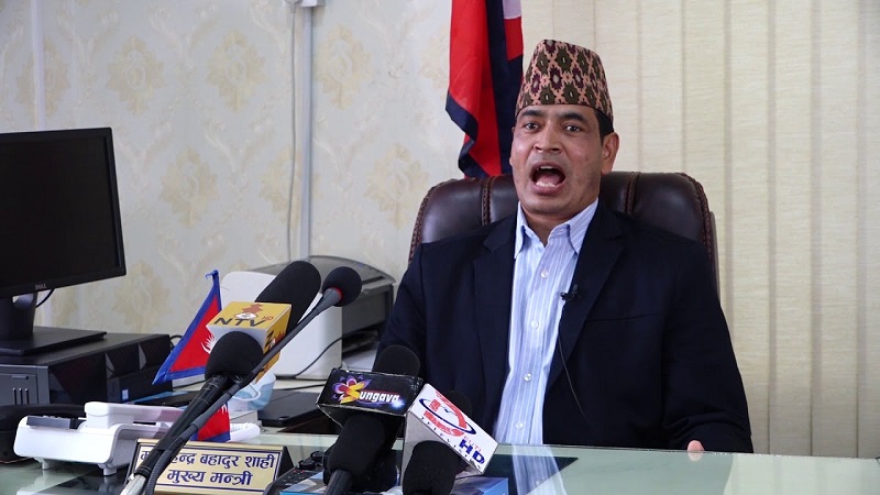 कर्णालीमा मन्त्रिपरिषद् पुनःगठन : पाँच मन्त्रालयको जिम्मेवारी आफैँ लिए मुख्यमन्त्रीले
