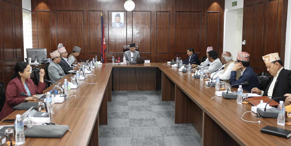 भूकम्पपीडितको राहतबारे छलफल गर्न सिंहदरबारमा मन्त्रिपरिषद् बैठक