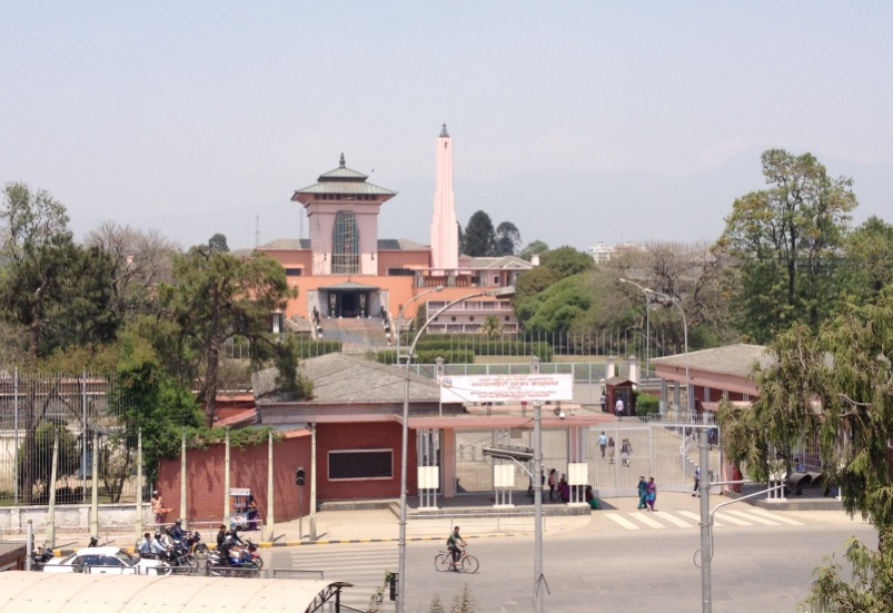 नेकपा ओली समूहले नारायणहिटी अगाडि  जनसभा गर्ने