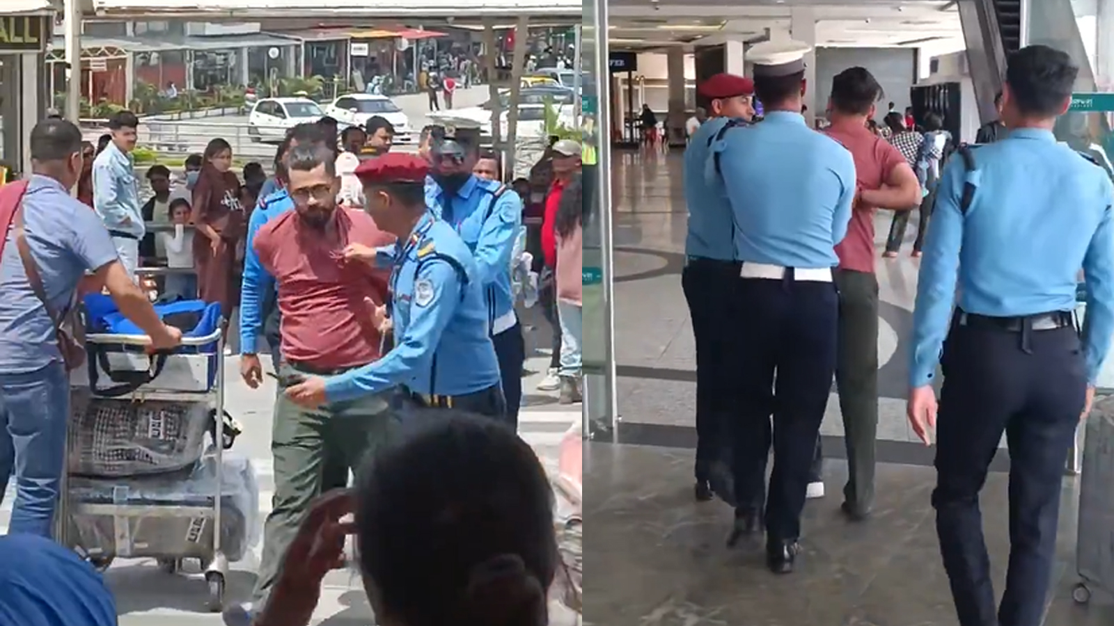 प्रहरीले विमानस्थलमा दुर्व्यवहार गरेको घटनामा छानबिन सुरु
