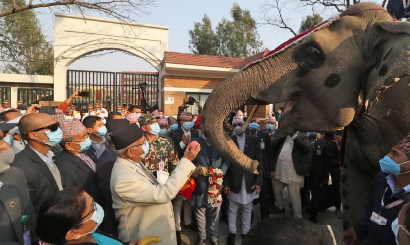 प्रधानमन्त्री ओलीले गरे चिडियाखानाको भ्रमणमा