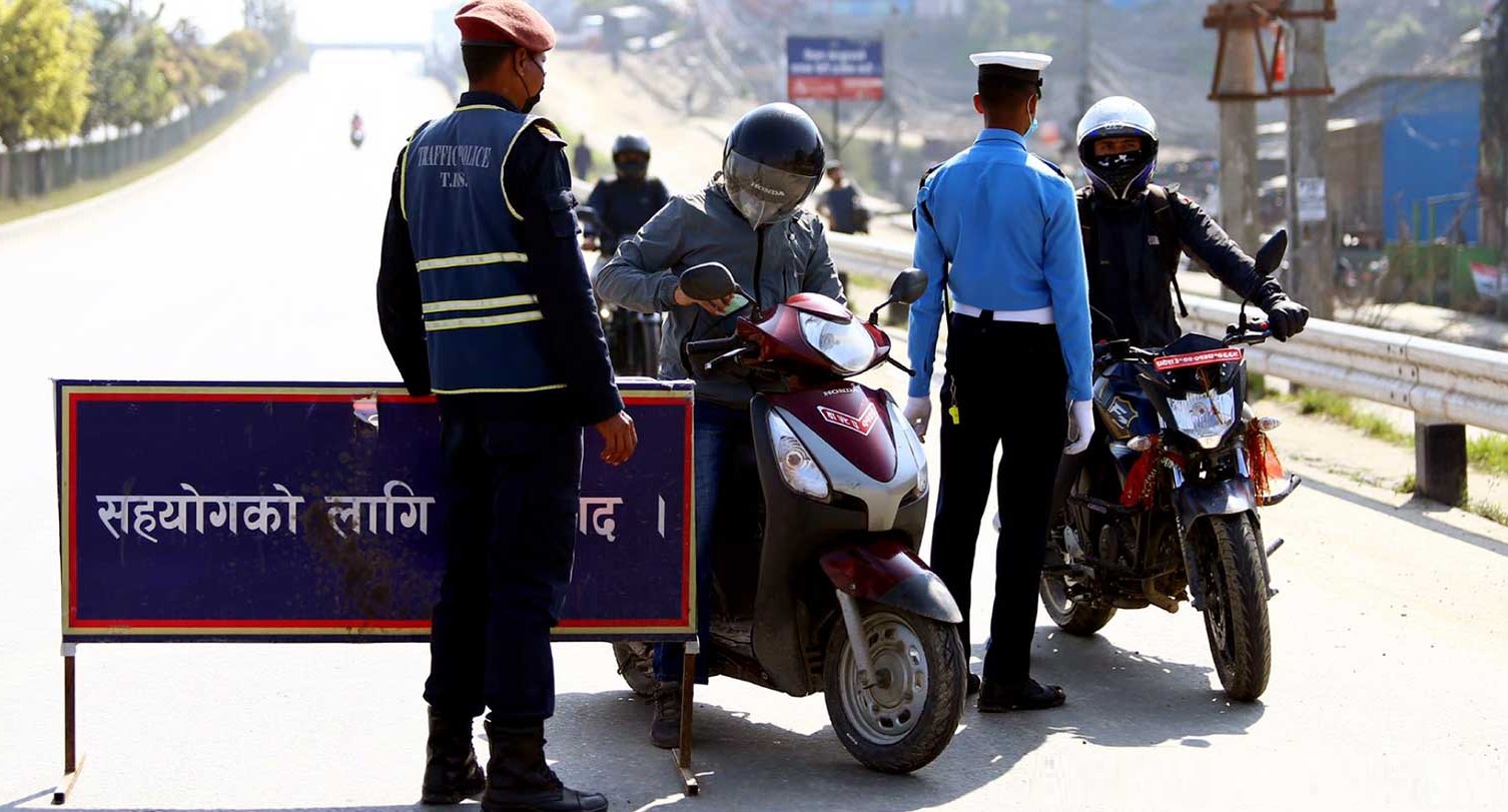 काठमाडौं उपत्यकामा निषेधाज्ञा उल्लङ्घन गर्ने ११७० जना कारबाहीमा
