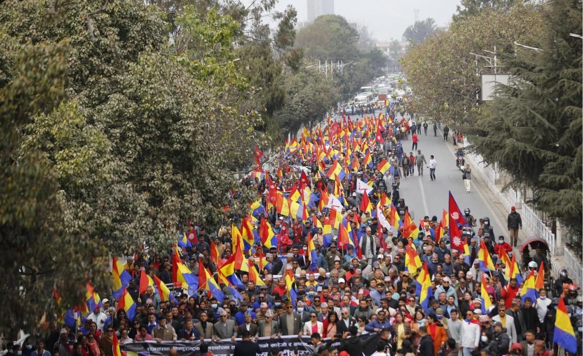 जनप्रदर्शनको क्रममा फोहोर गरेको भन्दै जरिवाना तिर्न राप्रपालाई काठमाडौं महानगरको पत्र