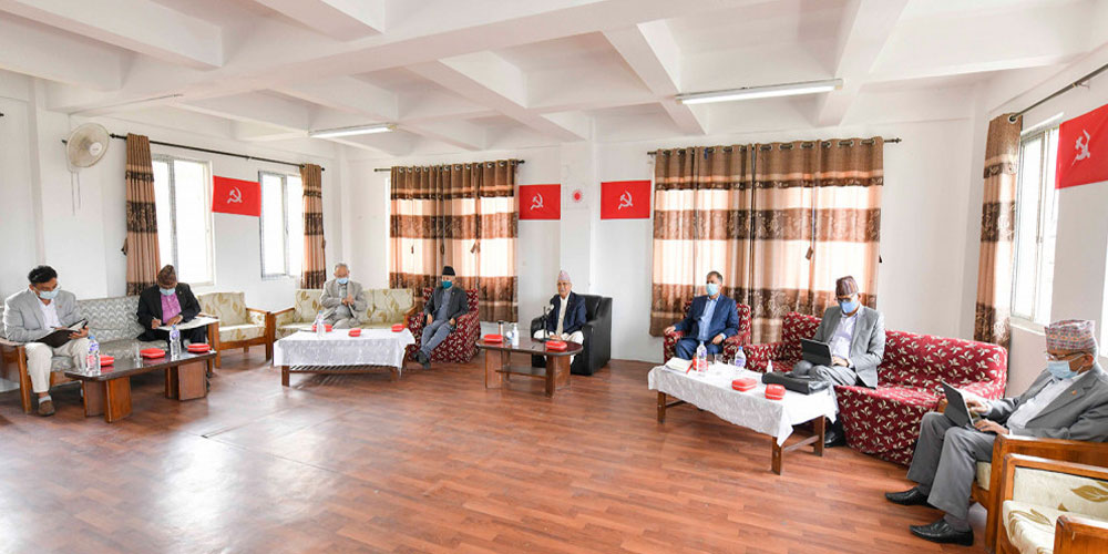 एमालेको महाधिवेशनमा विद्युतीय भोटिङ मेसिनकाे प्रयाेग