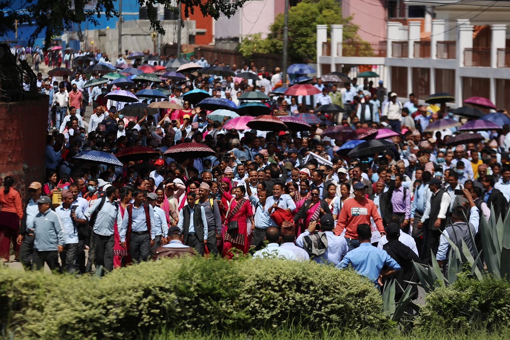 सभामुखको धारणापछि सरकारसँग विश्वस्त भएनन् शिक्षक, आन्दोलन चर्काउने तयारी