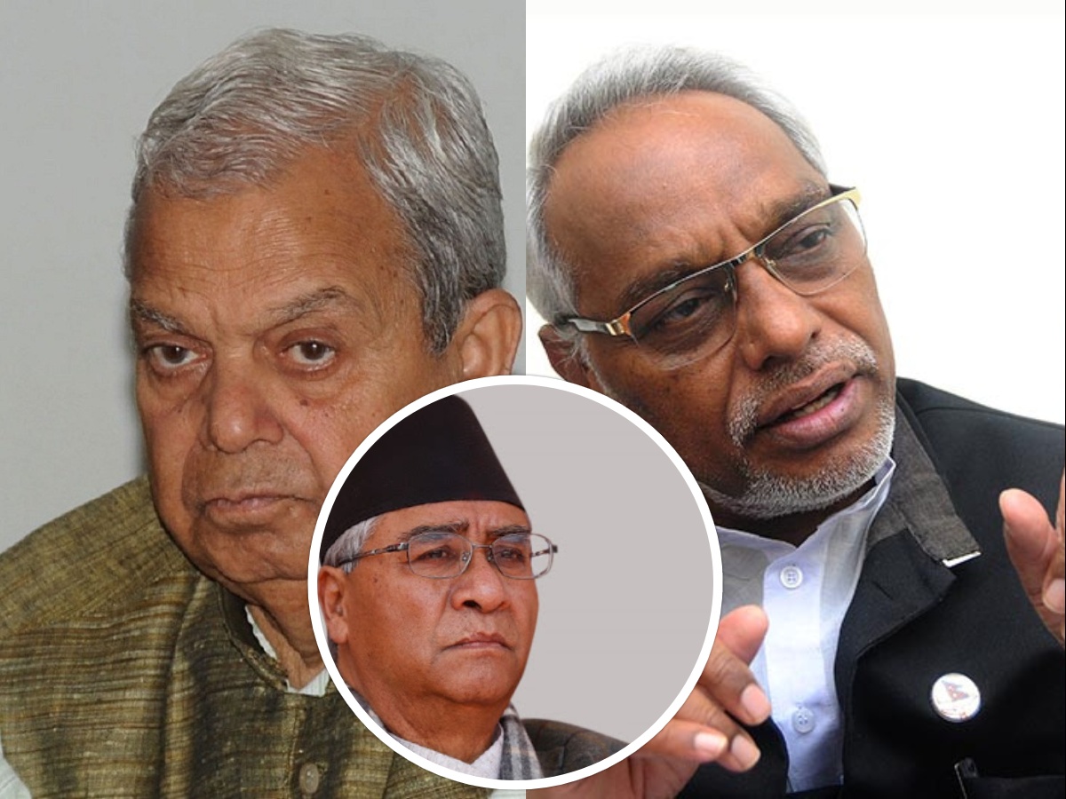 ठाकुर र महतोले देउवालाई भने, हाम्रो पार्टी फुटाएर सरकार बनाउनतिर नलाग्नुस्